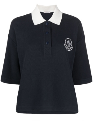 

Logo-embroidered rugby polo shirt, Moncler Logo-embroidered rugby polo shirt