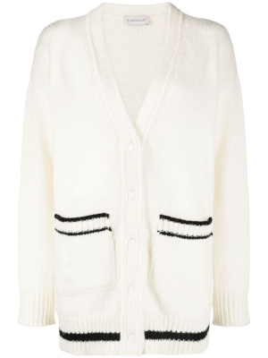 

Logo-appliqué cardigan, Moncler Logo-appliqué cardigan