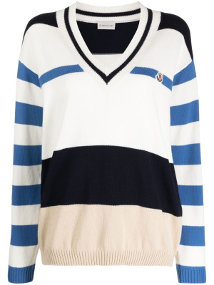 

Colour-block striped jumper, Moncler Colour-block striped jumper