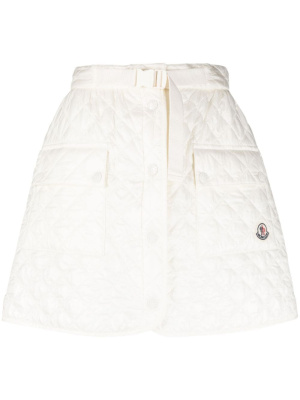 

Logo-patch quilted miniskirt, Moncler Logo-patch quilted miniskirt
