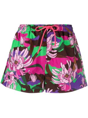 

Floral-print drawstring shorts, Moncler Floral-print drawstring shorts