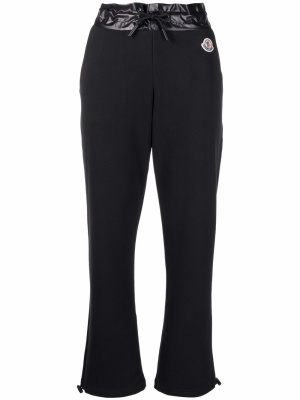 

Logo-patch detail trousers, Moncler Logo-patch detail trousers