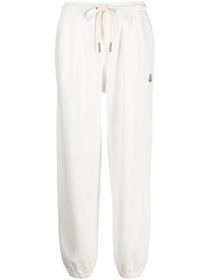 

Drawstring-waist cotton track pants, Moncler Drawstring-waist cotton track pants