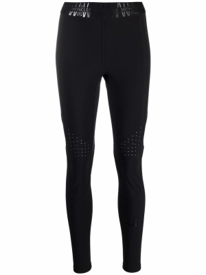 

Logo-waistband high-waisted leggings, Moncler Logo-waistband high-waisted leggings