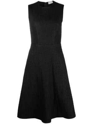 

Quilted sleeveless flared dress, Moncler Quilted sleeveless flared dress