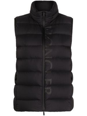 

Logo-print padded gilet, Moncler Logo-print padded gilet