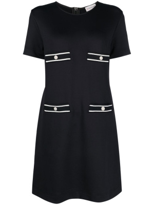 

Pocket-detail pique minidress, Moncler Pocket-detail pique minidress