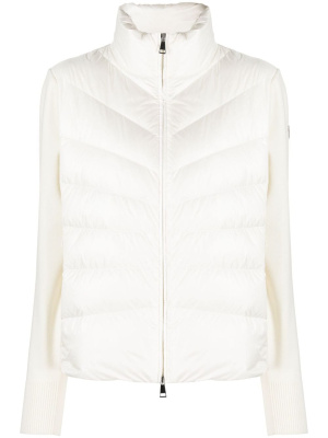 

Knitted-panel puffer jacket, Moncler Knitted-panel puffer jacket