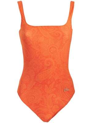 

Paisley-print sleeveless swimsuit, ETRO Paisley-print sleeveless swimsuit