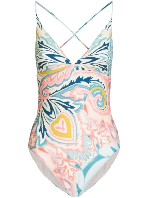 

All-over graphic-print swimsuit, ETRO All-over graphic-print swimsuit