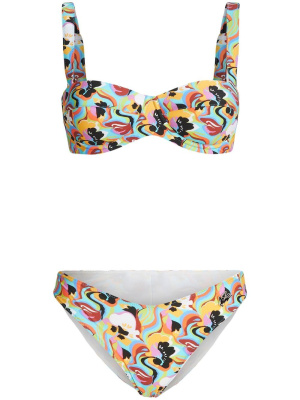 

All-over graphic-print bikini set, ETRO All-over graphic-print bikini set