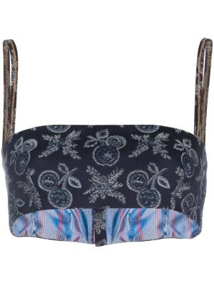 

Patterned-jacquard bralette, ETRO Patterned-jacquard bralette