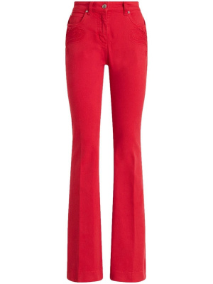 

Embroidered straight-leg jeans, ETRO Embroidered straight-leg jeans