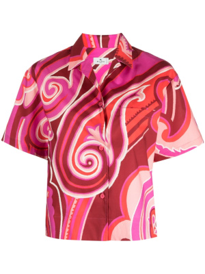 

Graphic-print short-sleeve shirt, ETRO Graphic-print short-sleeve shirt