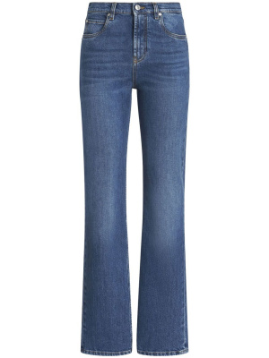 

Logo-appliqué straight-leg jeans, ETRO Logo-appliqué straight-leg jeans