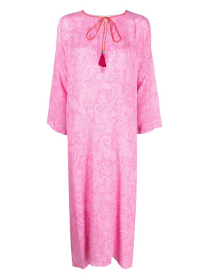 

Paisley-print beach dress, ETRO Paisley-print beach dress