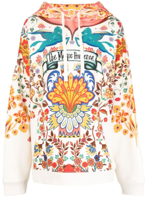 

Floral-print hoodie, ETRO Floral-print hoodie