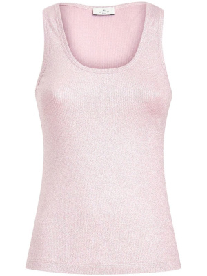 

Metallic-thread vest top, ETRO Metallic-thread vest top