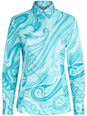 

Paisley-print long-sleeve shirt, ETRO Paisley-print long-sleeve shirt