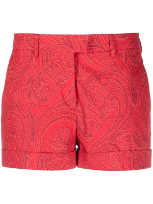 

Paisley-print tailored shorts, ETRO Paisley-print tailored shorts