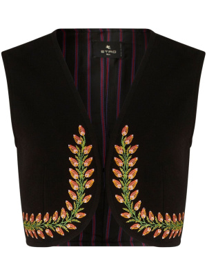 

Floral-embroideryvest, ETRO Floral-embroideryvest