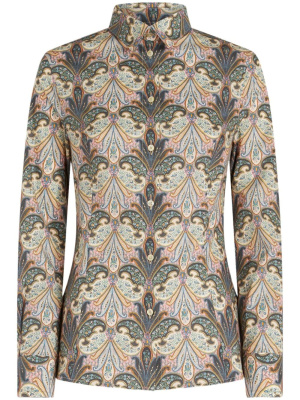 

Paisley-print cotton shirt, ETRO Paisley-print cotton shirt