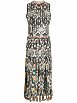 

Patterned jacquard knitted dress, ETRO Patterned jacquard knitted dress