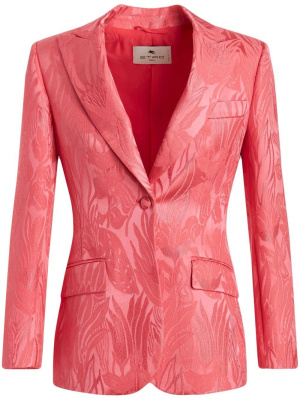 

Jacquard-pattern single-breasted blazer, ETRO Jacquard-pattern single-breasted blazer