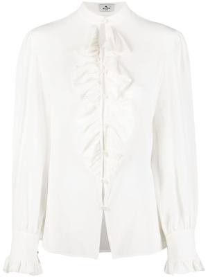

Ruffled silk blouse, ETRO Ruffled silk blouse
