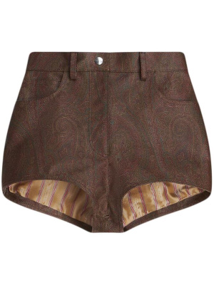 

All-over paisley-print shorts, ETRO All-over paisley-print shorts