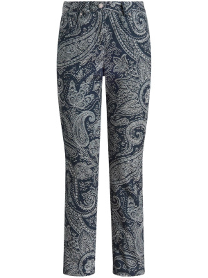 

Paisley-print cropped jeans, ETRO Paisley-print cropped jeans