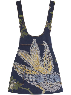 

Patterned-jacquard pinafore dress, ETRO Patterned-jacquard pinafore dress