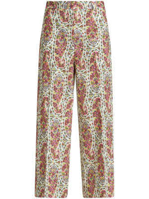 

Floral-print high-waisted trousers, ETRO Floral-print high-waisted trousers