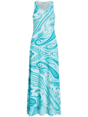 

Graphic-print sleeveless dress, ETRO Graphic-print sleeveless dress