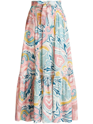 

All-over graphic-print maxi skirt, ETRO All-over graphic-print maxi skirt