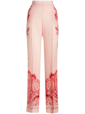 

Paisley-print silk trousers, ETRO Paisley-print silk trousers