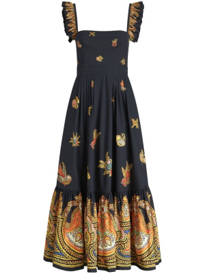 

Printed hem maxi dress, ETRO Printed hem maxi dress