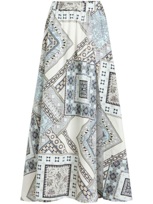 

Geometric print cotton skirt, ETRO Geometric print cotton skirt