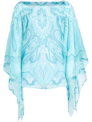 

Paisley-print cape, ETRO Paisley-print cape