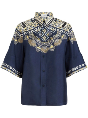 

Paisley-design silk shirt, ETRO Paisley-design silk shirt
