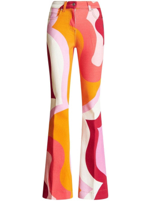 

Patchwork flared jeans, ETRO Patchwork flared jeans