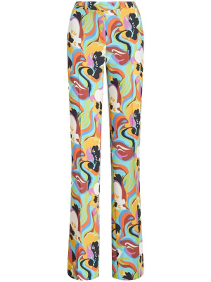

Floral-print straight-leg trousers, ETRO Floral-print straight-leg trousers