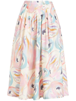 

Abstract print pleated skirt, ETRO Abstract print pleated skirt