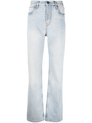 

Logo-embossed straight-leg jeans, ETRO Logo-embossed straight-leg jeans