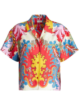 

Graphic-print short-sleeve T-shirt, ETRO Graphic-print short-sleeve T-shirt