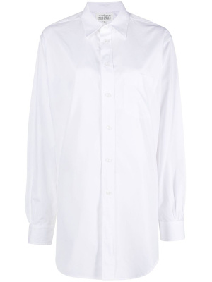 

Long cotton poplin shirt, Maison Margiela Long cotton poplin shirt