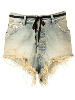 

Frayed denim shorts, Maison Margiela Frayed denim shorts