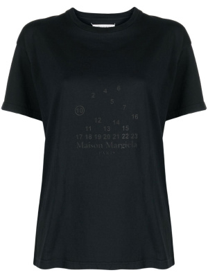 

Numbers-print cotton T-shirt, Maison Margiela Numbers-print cotton T-shirt