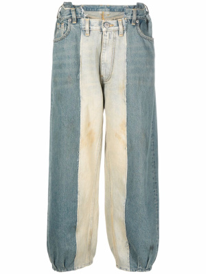 

Multi-panel denim jeans, Maison Margiela Multi-panel denim jeans