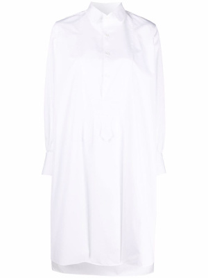 

High-low hem shirtdress, Maison Margiela High-low hem shirtdress